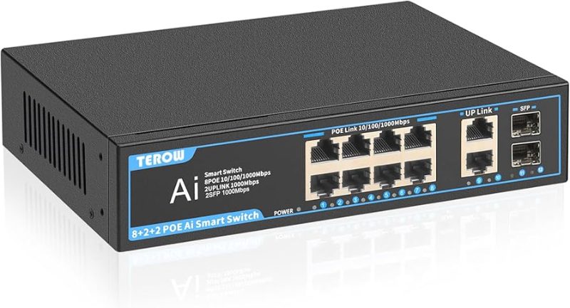 SLT Switch PoE SLT0820BNS 8PoE+2upli